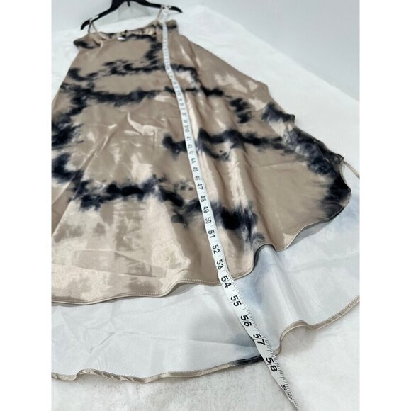 New Steve Madden Size S LORENZA Slip DRESS Storm Blue *Stain* - Picture 6 of 13